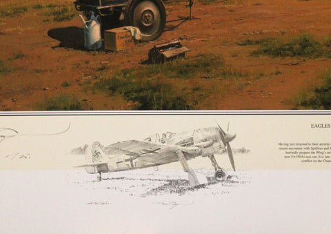 Eagles on the Channel Front Remarque by Robert Taylor