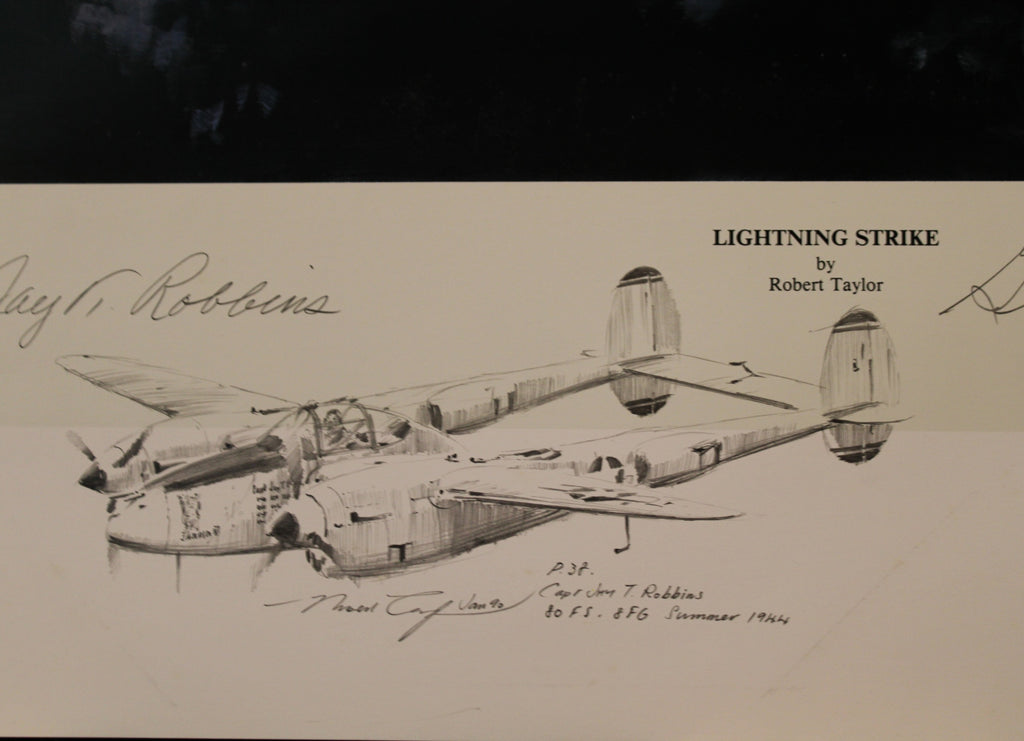 Lightning Strike remarque by Robert Taylor