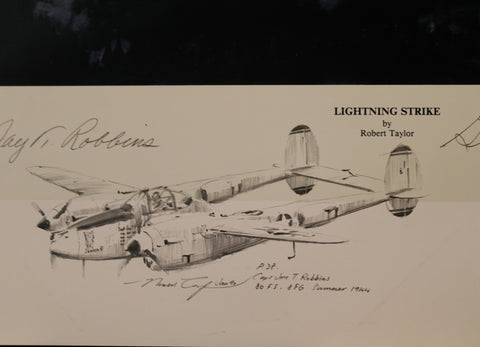 Lightning Strike remarque by Robert Taylor