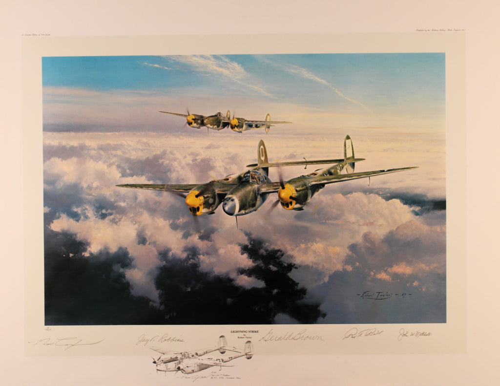 Lightning Strike remarque by Robert Taylor