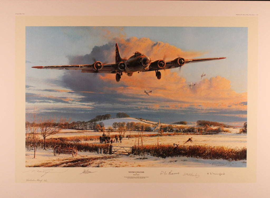 Winters Welcome by Robert Taylor - Publishers Proof with companion print