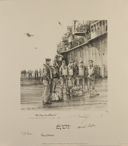 Into the Teeth of the Wind by Robert Taylor - Doolittle Tribute Edition with Original Drawing