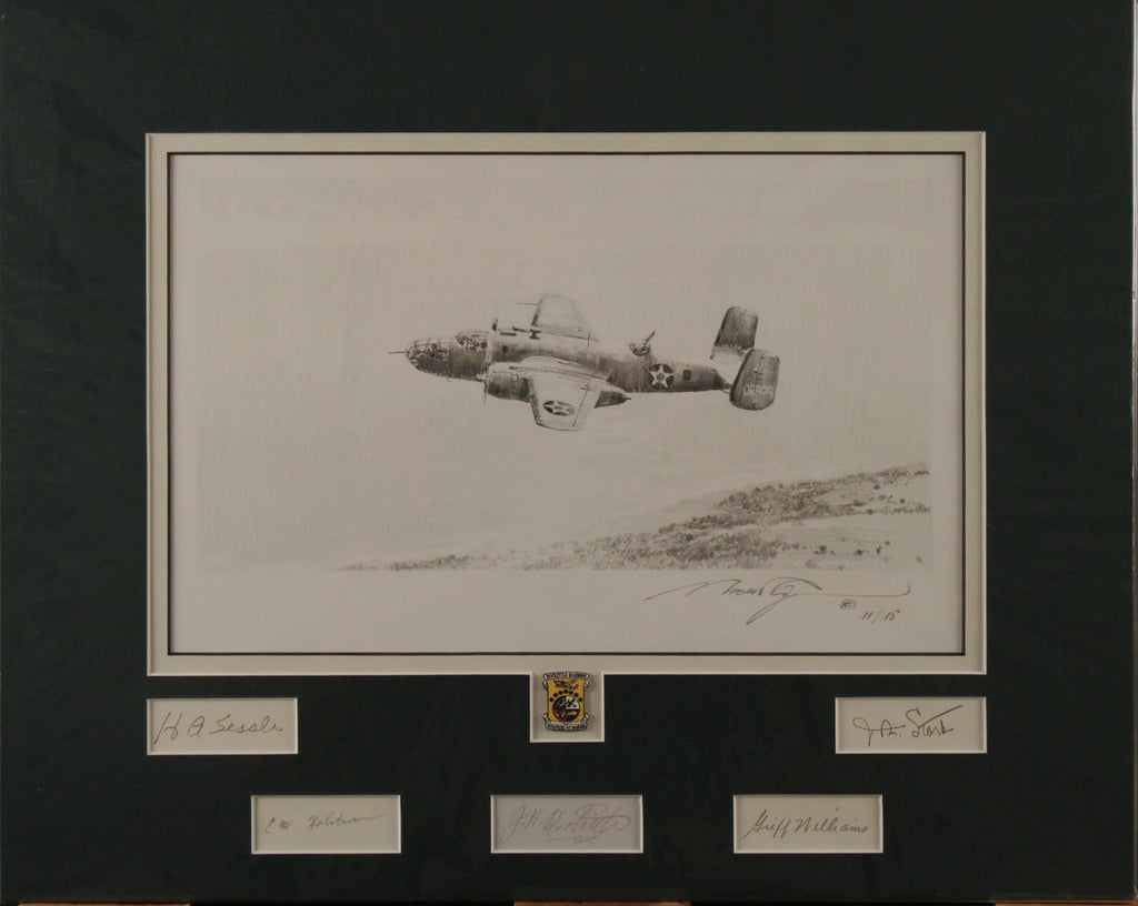 Into the Teeth of the Wind by Robert Taylor - Doolittle Tribute Edition with Original Drawing