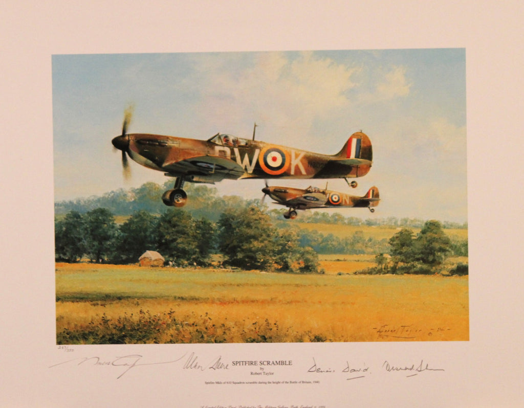 After the Battle by Robert Taylor - Spitfire Portfolio Edition with companion prints