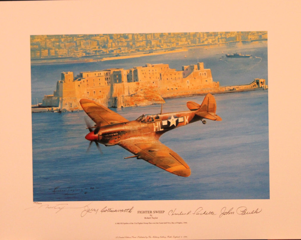 After the Battle by Robert Taylor - Spitfire Portfolio Edition with companion prints
