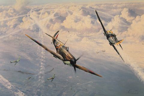 Combat over London by Robert Taylor