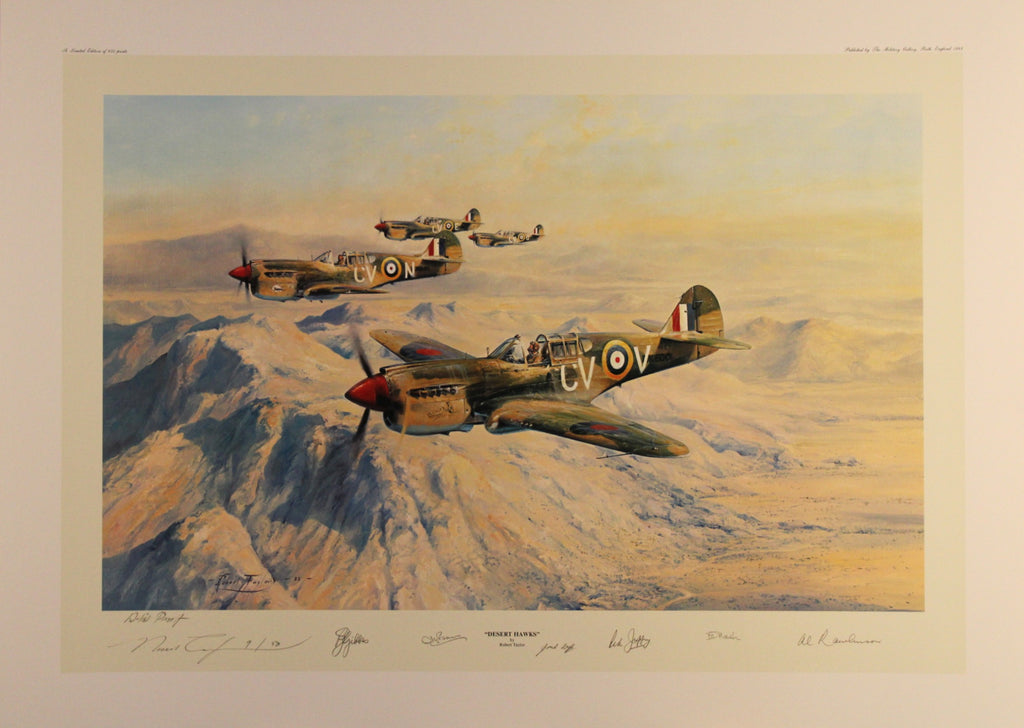 Desert Hawks by Robert Taylor - AP with companion print
