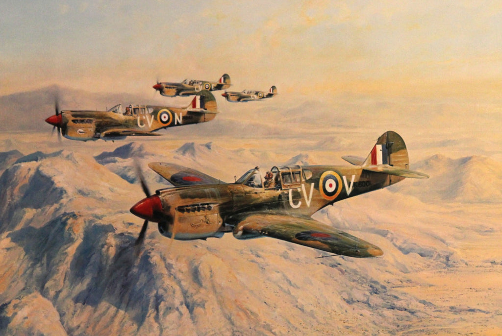 Desert Hawks by Robert Taylor - AP with companion print