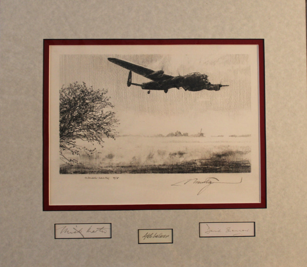 Breaching the Eder Dam by Robert Taylor, Tribute Edition with Original Pencil Drawing