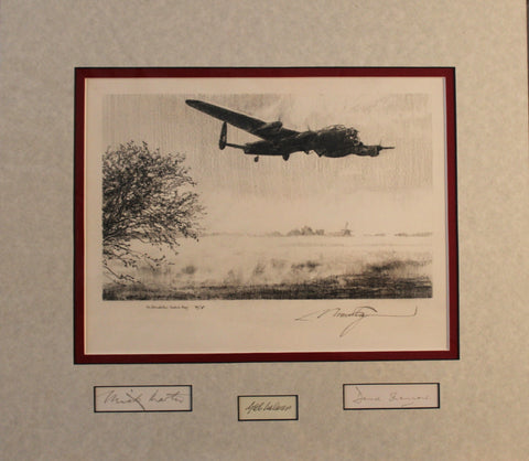 Breaching the Eder Dam by Robert Taylor, Tribute Edition with Original Pencil Drawing