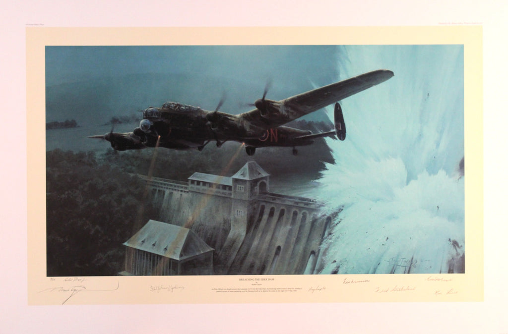 Breaching the Eder Dam by Robert Taylor - Collectors Edition AP