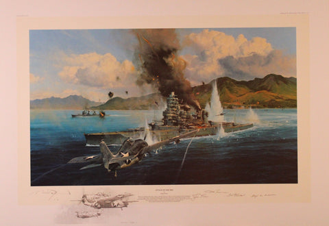 Attack On the Hiei by Robert Taylor - Double Remarque