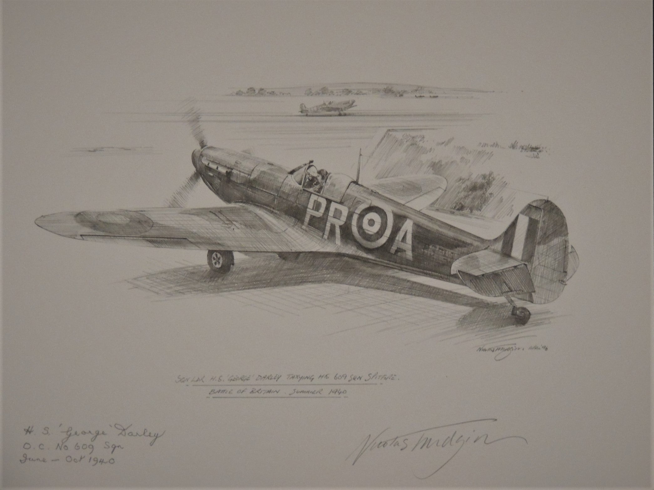 Supermarine Spitfire Mki 3-view Drawing Digital Download - Etsy