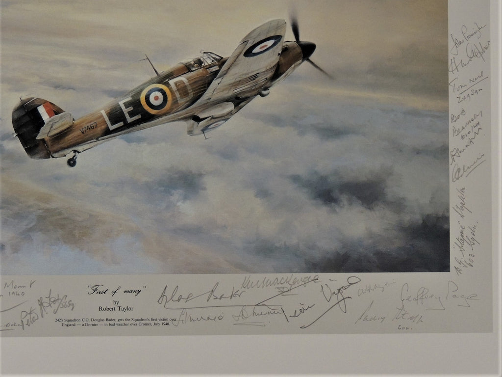 First of Many by Robert Taylor - Signed by 28 Battle of Britain Pilots
