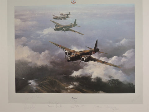 Wellington by Robert Taylor - Signed by 5 VC's and Arthur Harris.